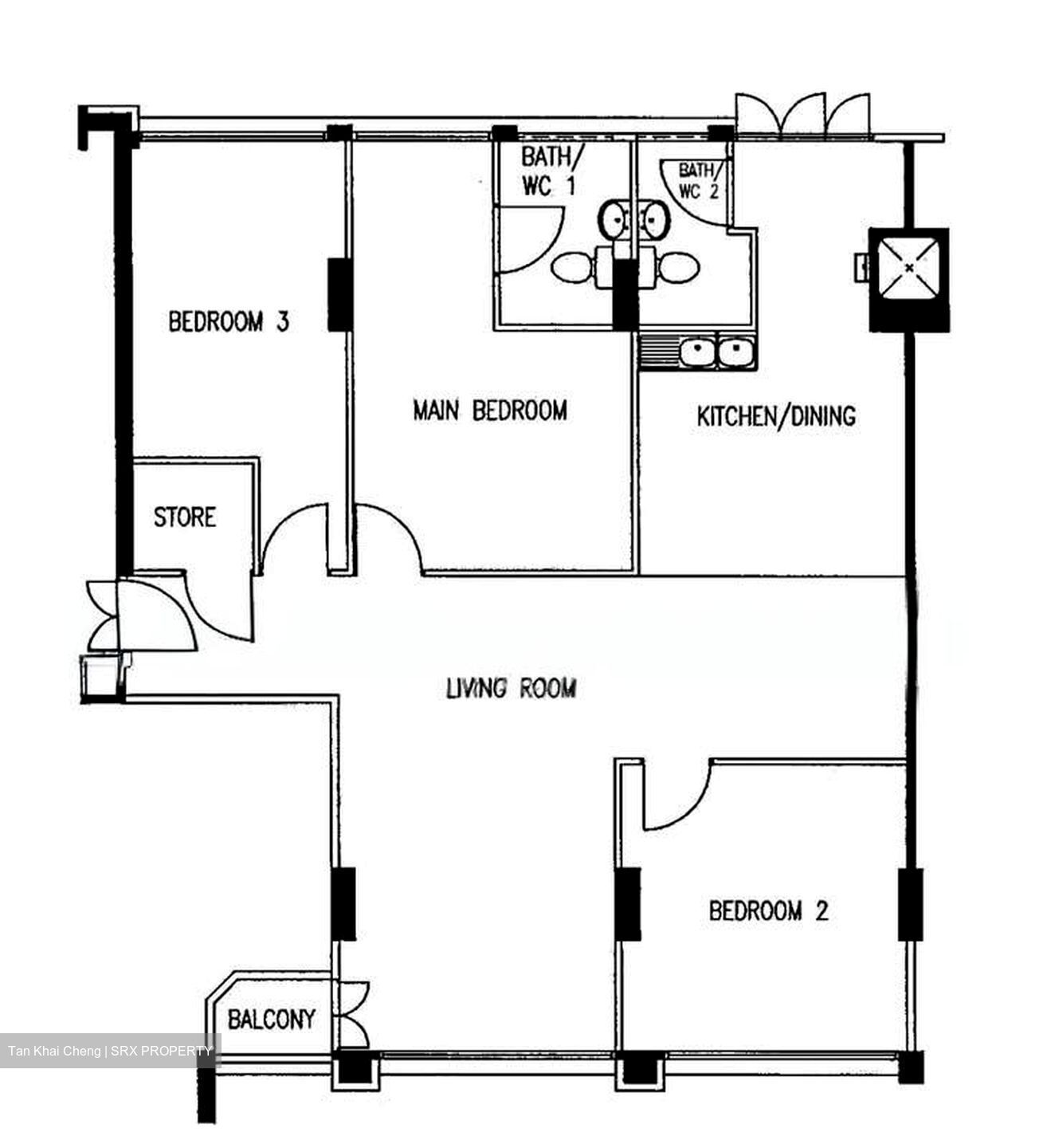 Blk 436 Hougang Avenue 8 (Hougang), HDB 4 Rooms #567898391